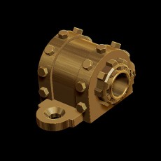 Half Moon Manifold Plain, Single (Each)