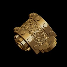 Half Moon Manifold Scrolled, Single (Each)