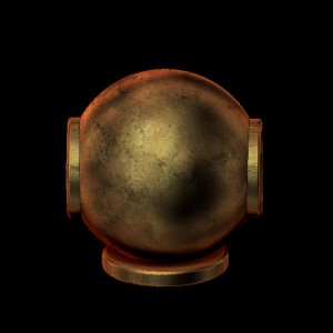 Ball Connector, Plain 10x4 mm Thru LP (Each)