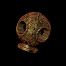 Ball Connector, Victorian 10x4 mm 4 Way (Each)