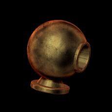 Ball Terminal, Plain 15x6 mm Single (Each)