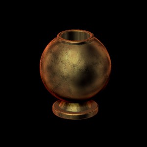 Ball Terminal, Plain 15x6 mm Top (Each)