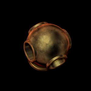 Ball Connector, Plain 20x8 mm 4 Way (Each)